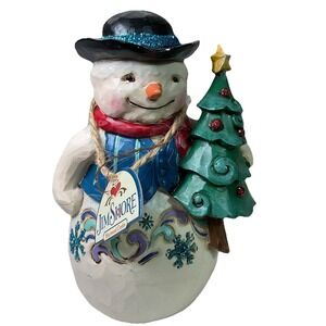 Jim Shore Figurine - Enesco - F4047663‎ THERE'S SNOWMAN LIKE YOU  4.75" With Tag
